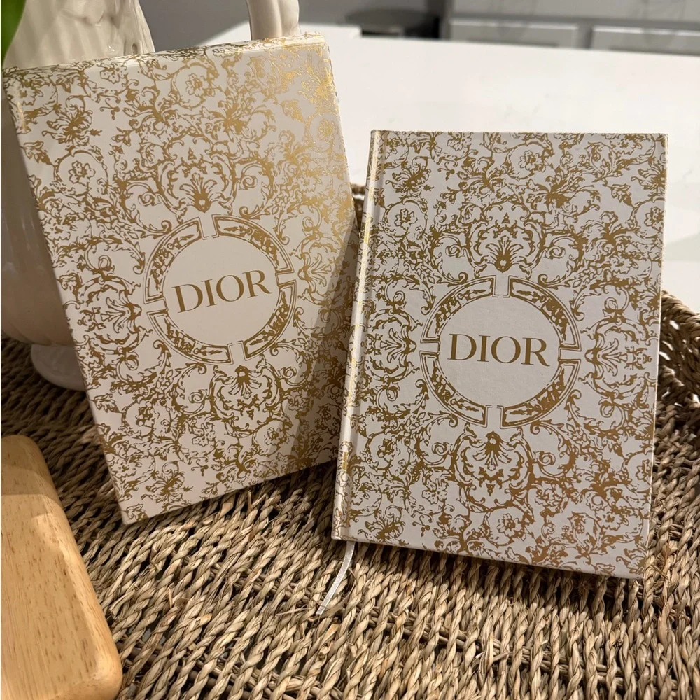 Dior White and Gold Patterned NIB
